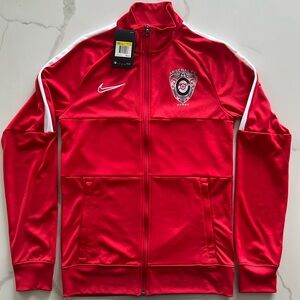 Nike Football dri-fit jacket men’s size small Red